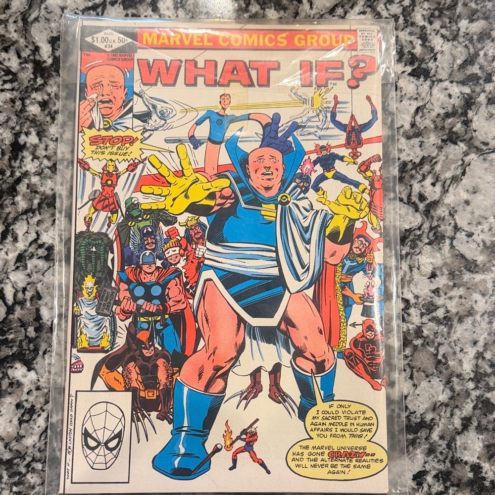 Marvel What If? Comic Book - Blue, Red, Yellow
